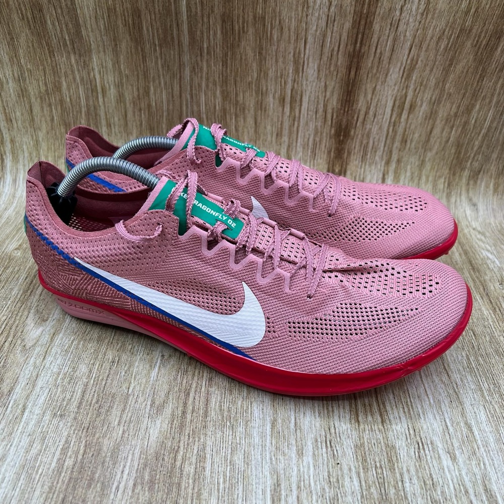 Nike ZoomX‎ Dragonfly 2 Mens 13 Pink Red Track Spike Distance Racing HQ2060-600